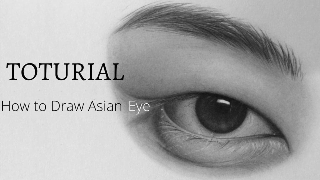 Asian Eye Drawing Sketch