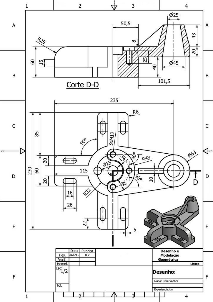 Autocad Art Drawing