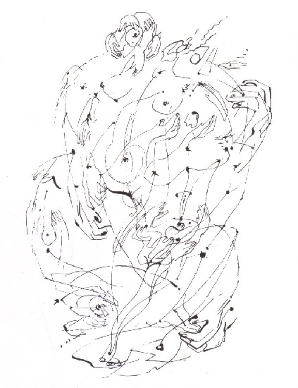 Automatism Art Drawing