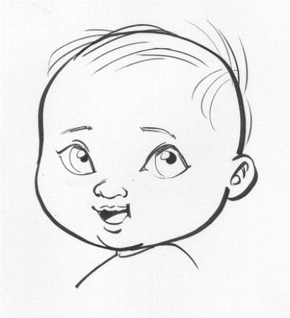 Baby Cartoon Drawing Picture