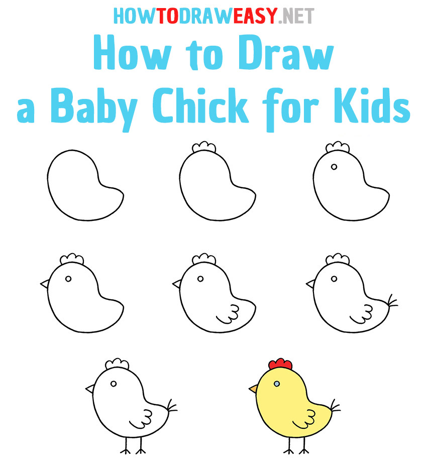 Baby Chick Best Drawing