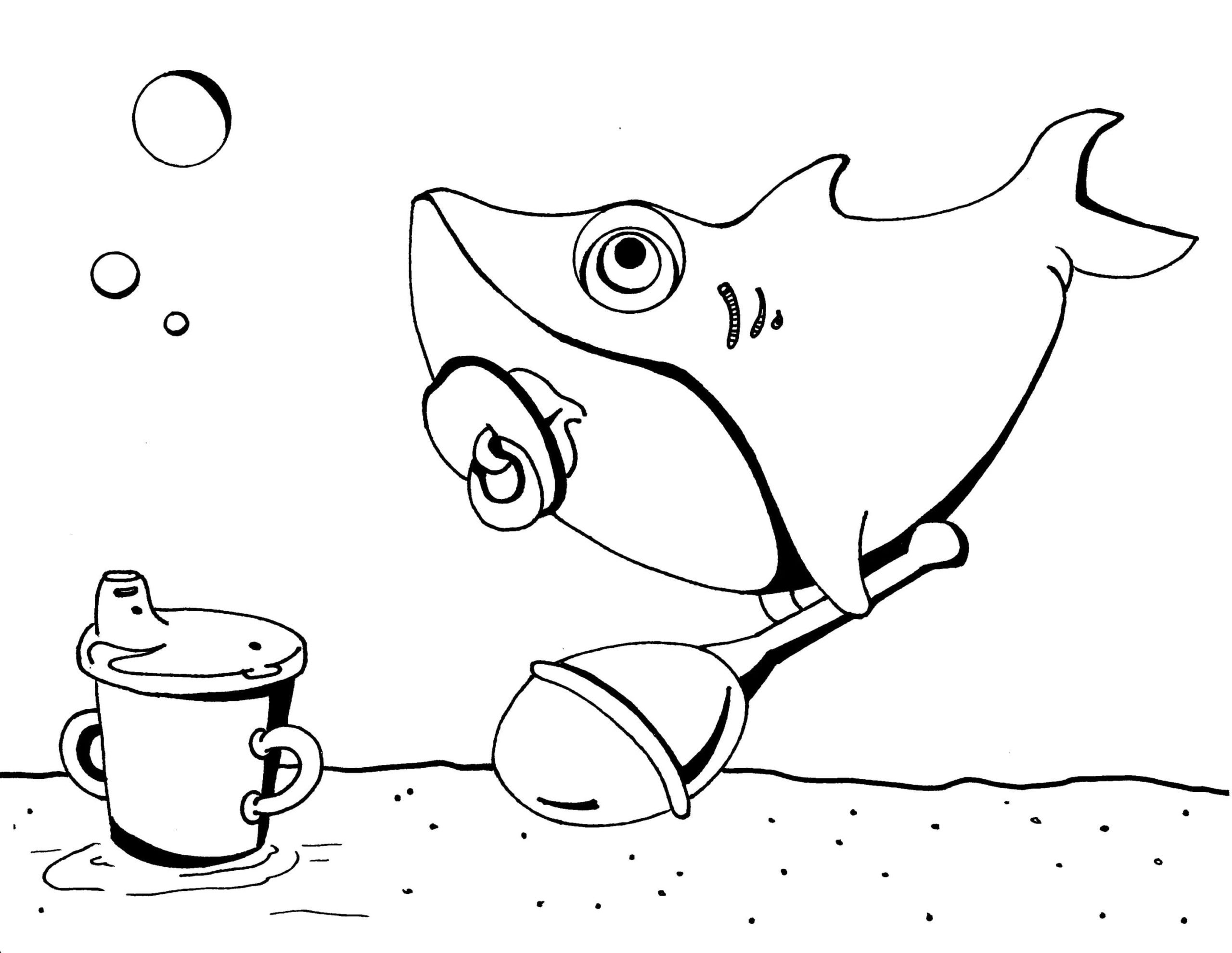 Baby Shark Drawing Pic