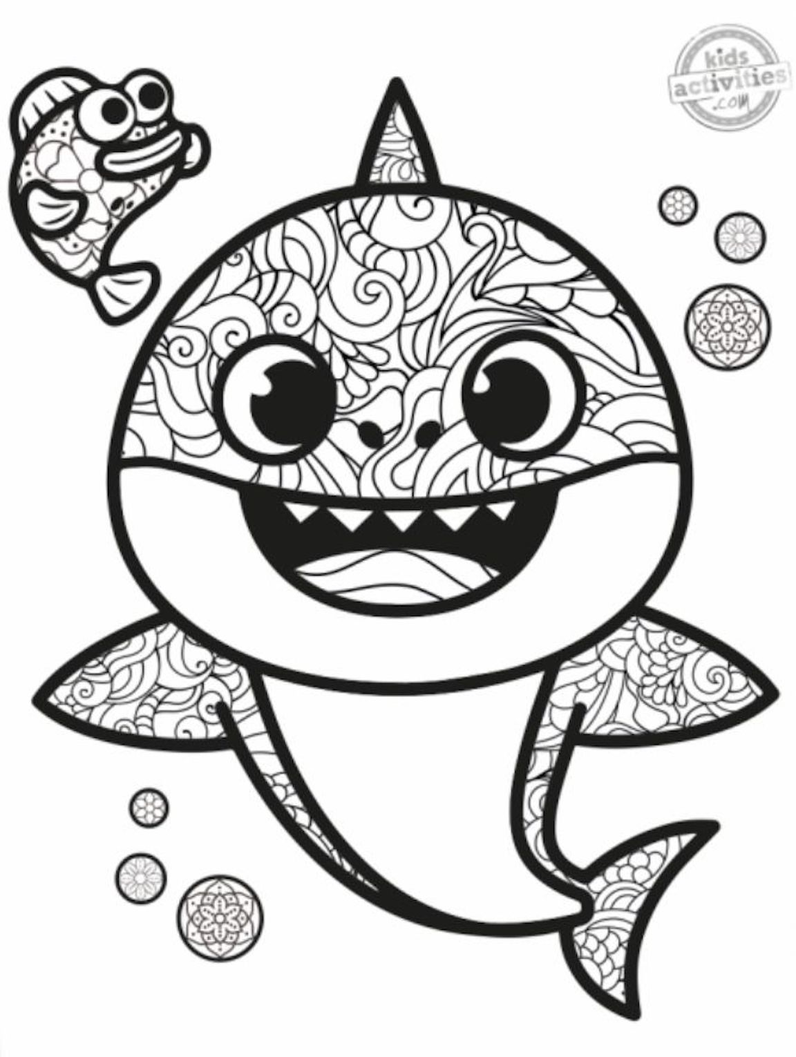 Baby Shark Drawing Pics