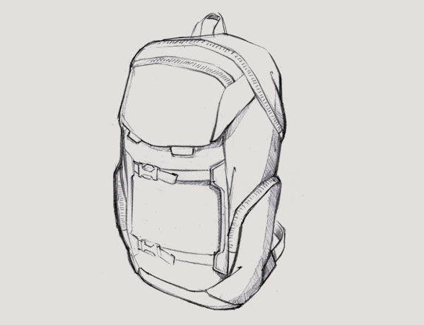 Backpack Drawing Beautiful Image
