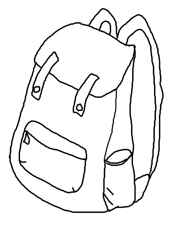 Backpack Drawing Image