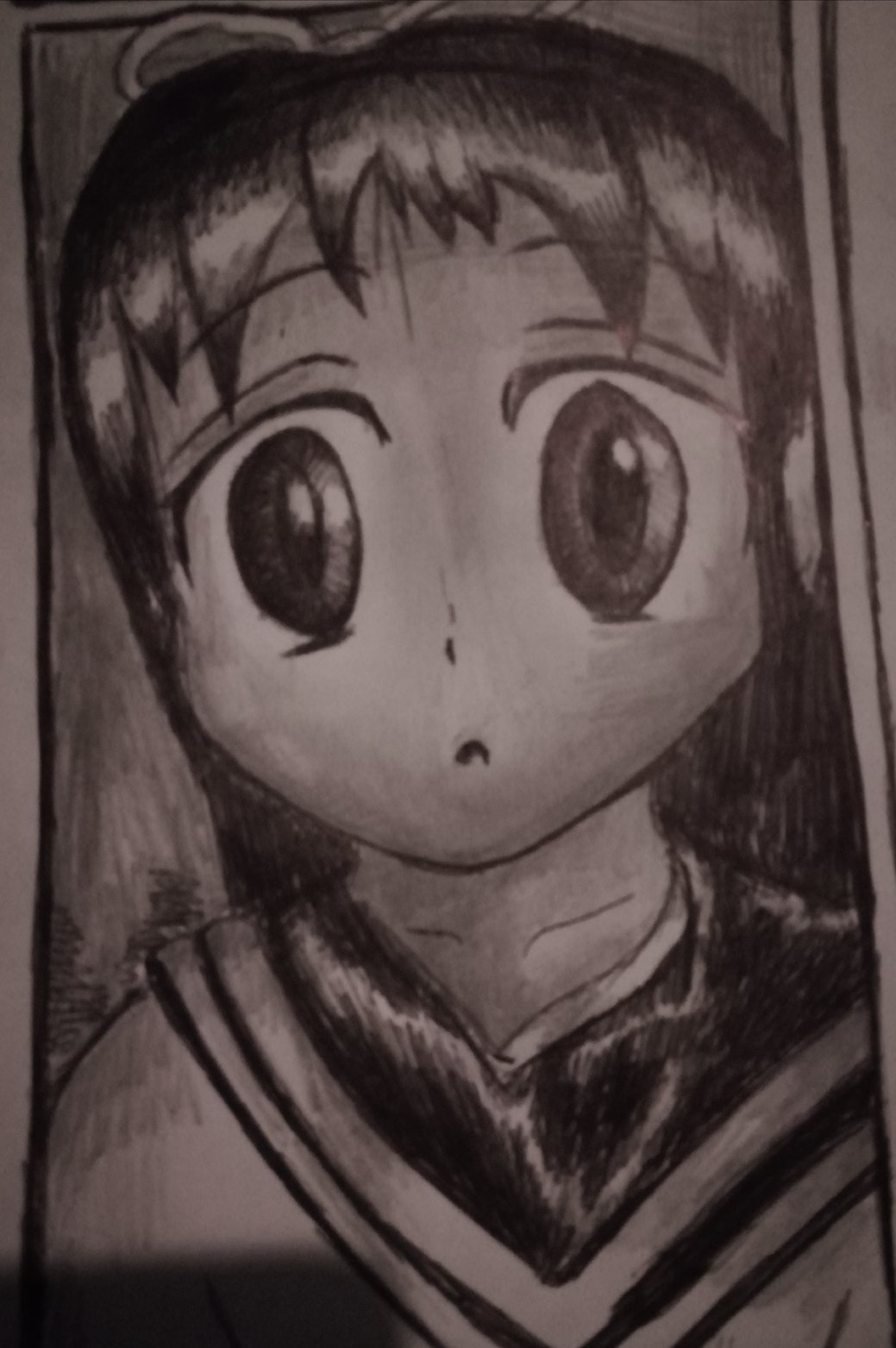 Bad Anime Drawing Sketch
