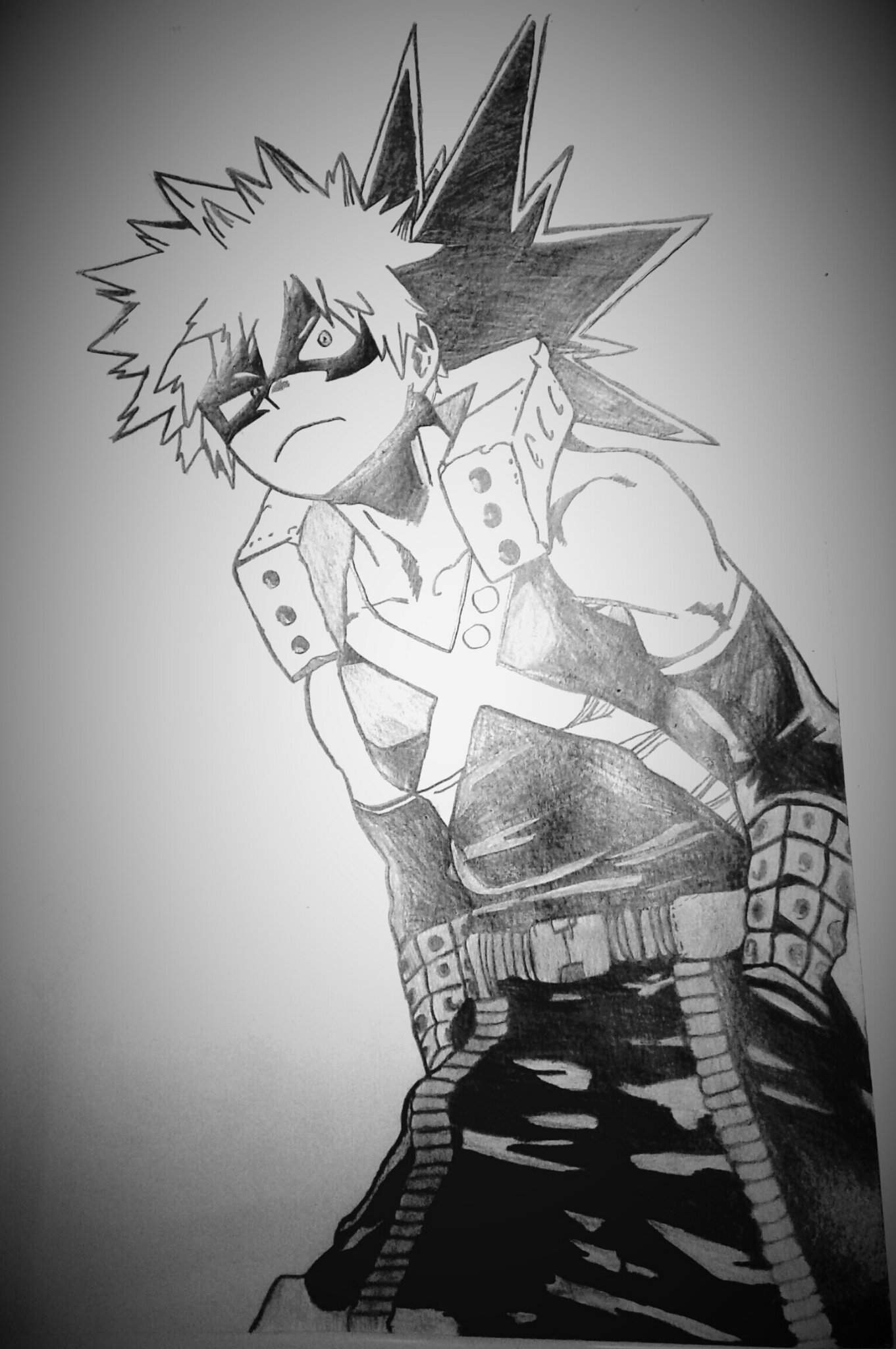 Bakugo Drawing Beautiful Art