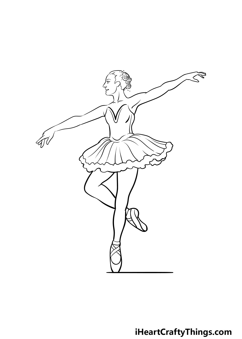 Ballet Art Drawing