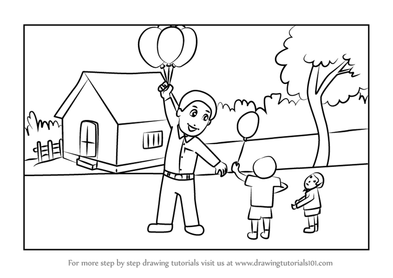 Balloon Drawing Images