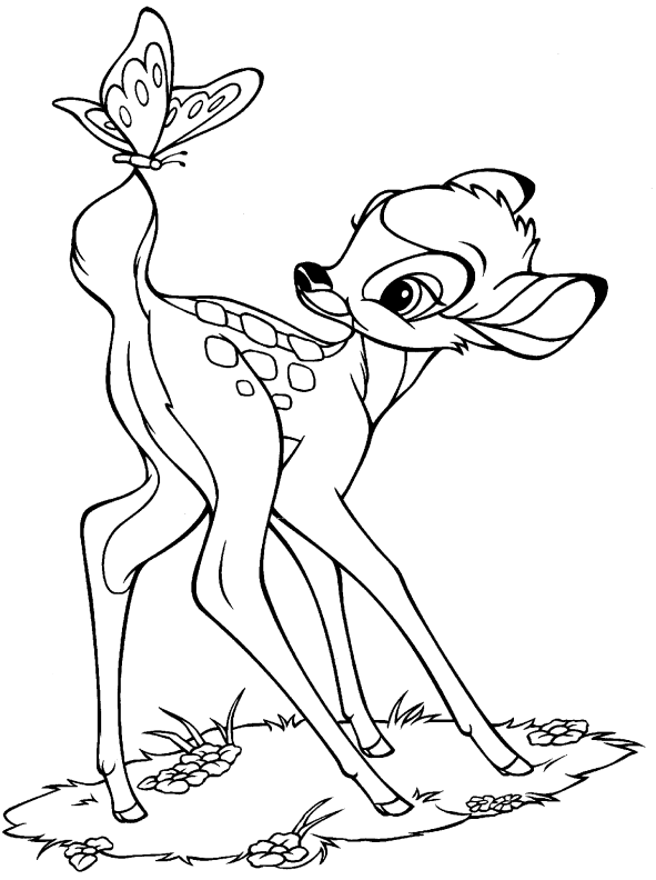 Bambi Drawing Beautiful Art