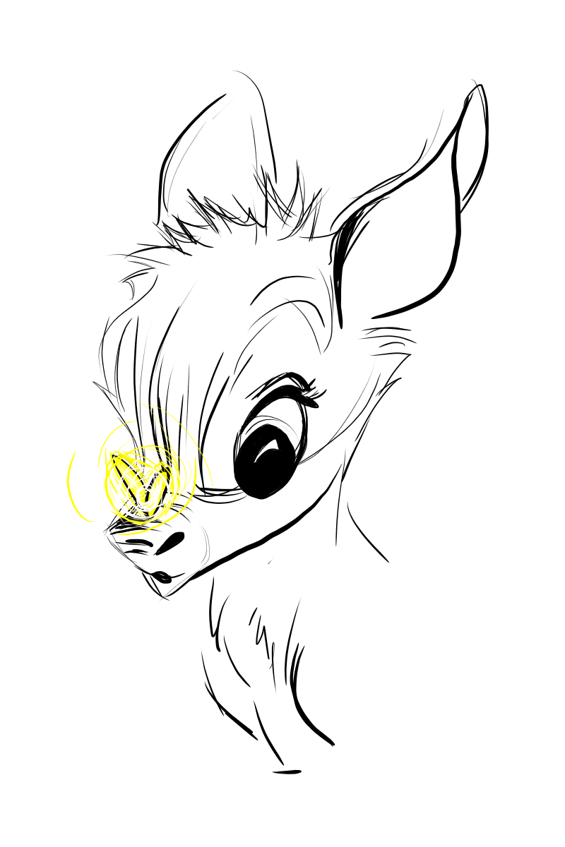 Bambi Drawing Picture