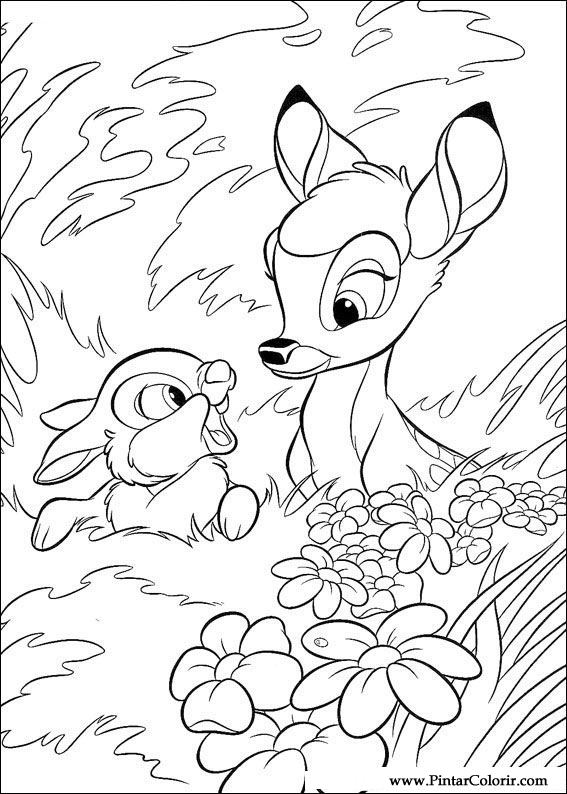 Bambi Drawing Pictures