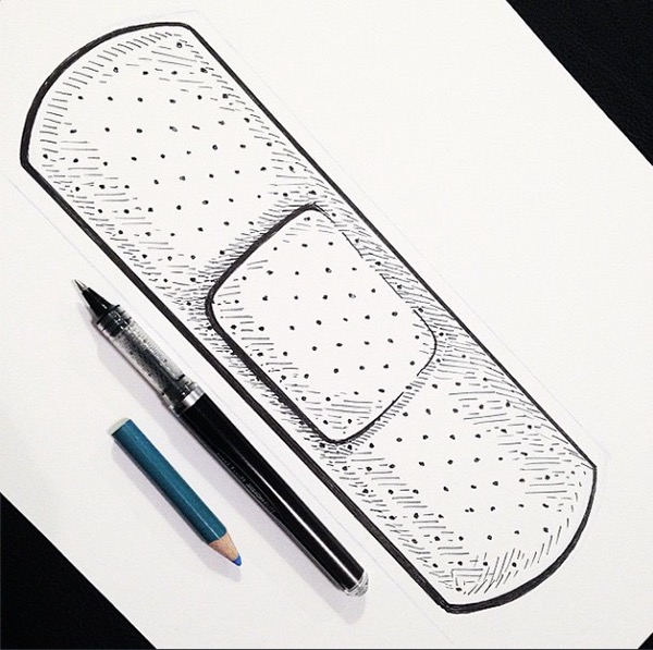 Band Aid Drawing Picture