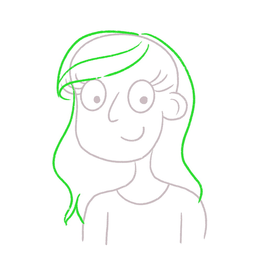 Bangs Hairstyles Drawing Amazing