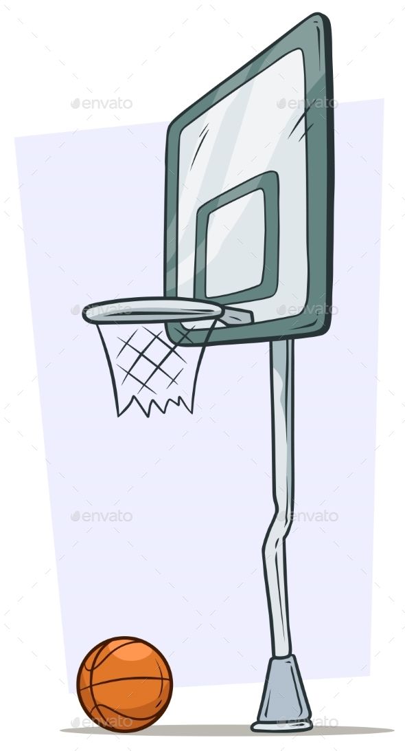 Basketball Hoop Drawing Picture