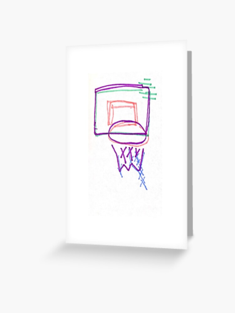 Basketball Hoop Drawing Sketch