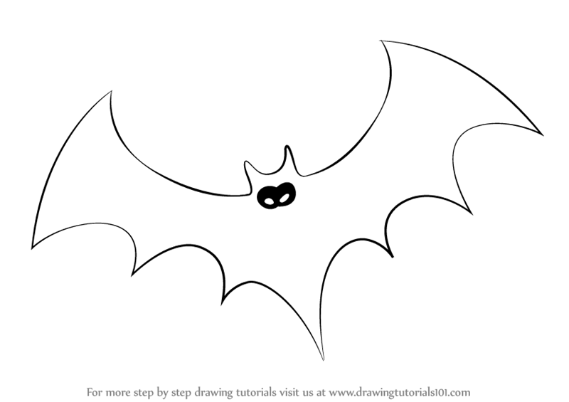 Bat Halloween Drawing Amazing