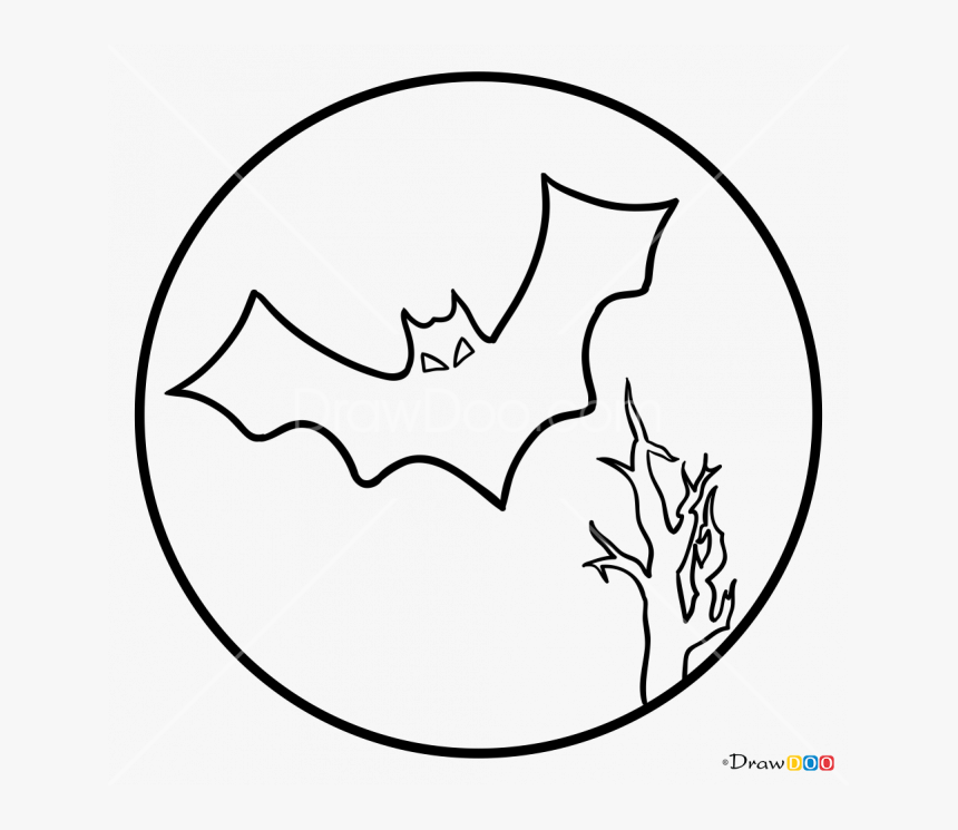 Bat Halloween Drawing Picture