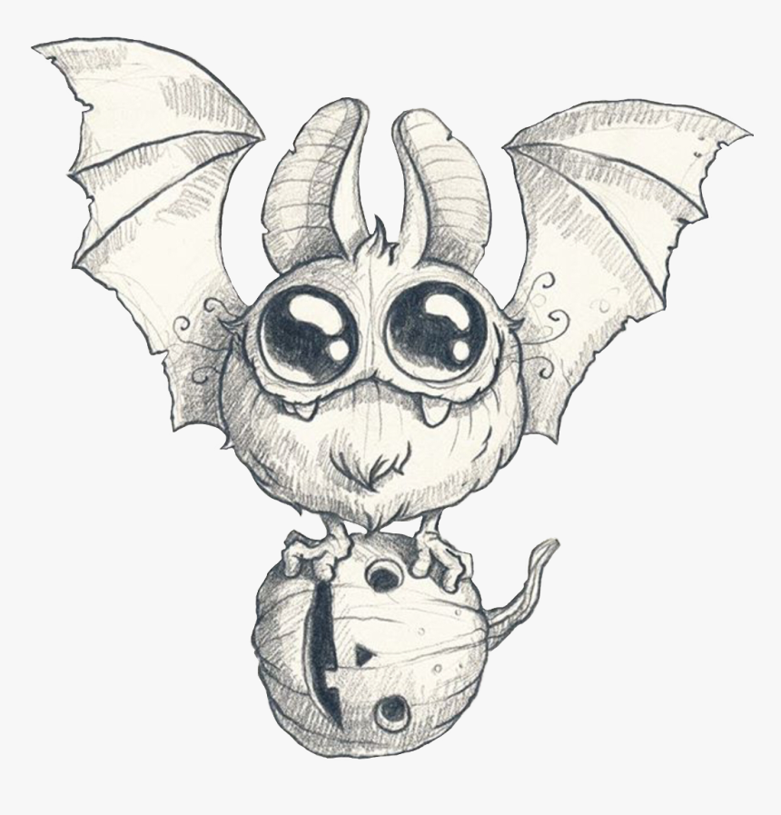 Bat Halloween Drawing Realistic