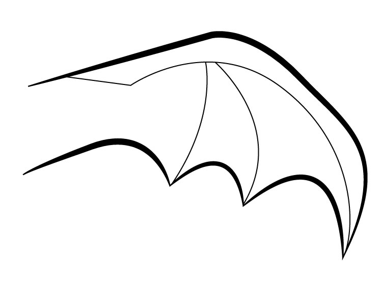 Bat Wing Best Drawing