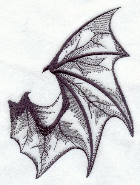 Bat Wing Drawing Beautiful Art