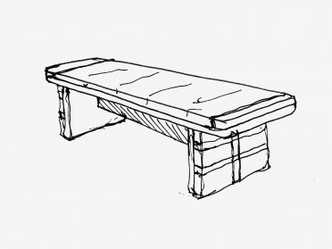 Bench Drawing Pic - Drawing Skill