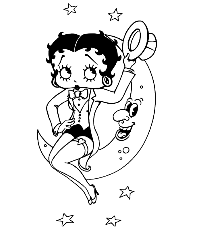 Betty Boop Drawing High-Quality