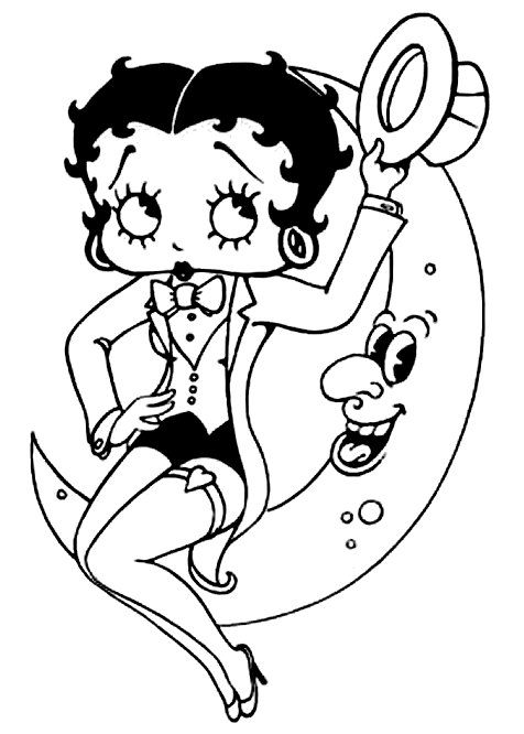Betty Boop Drawing Picture