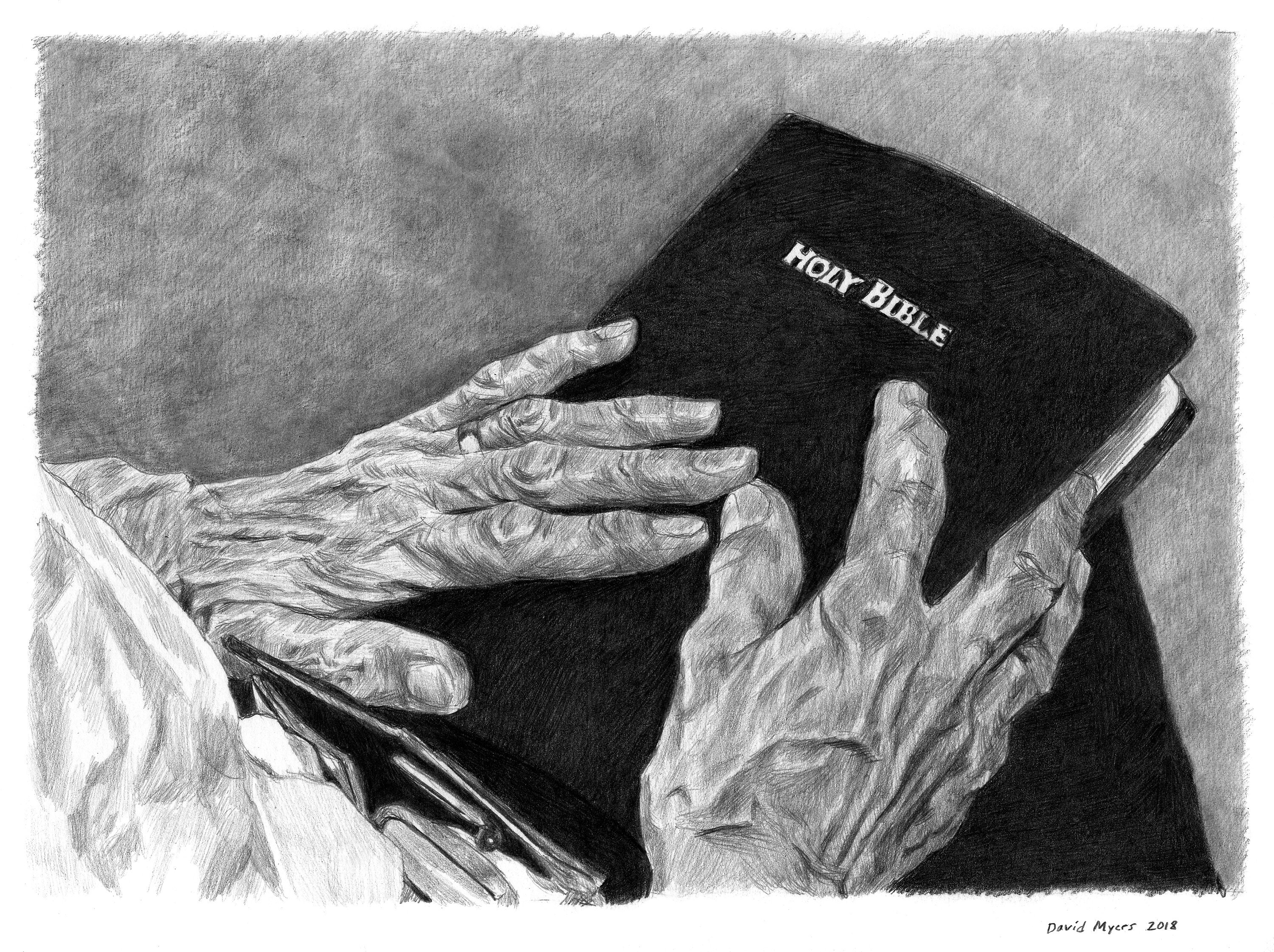 Bible Drawing Realistic