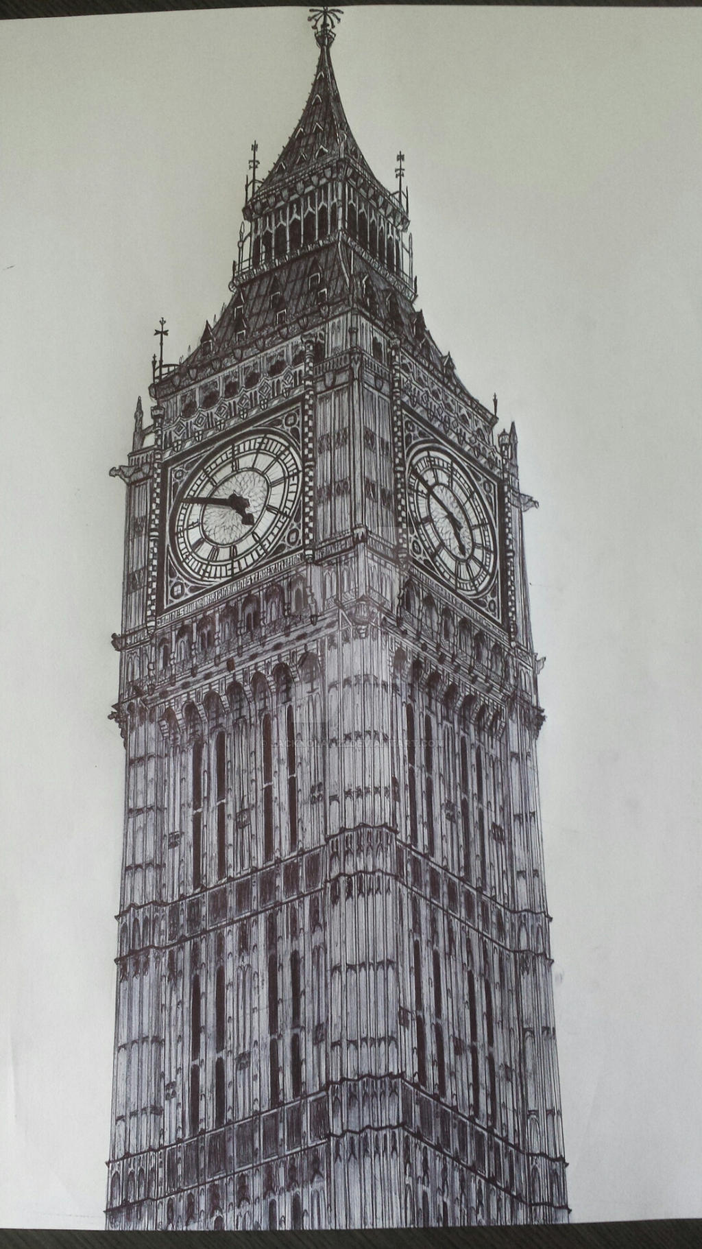 Big Ben Drawing Image