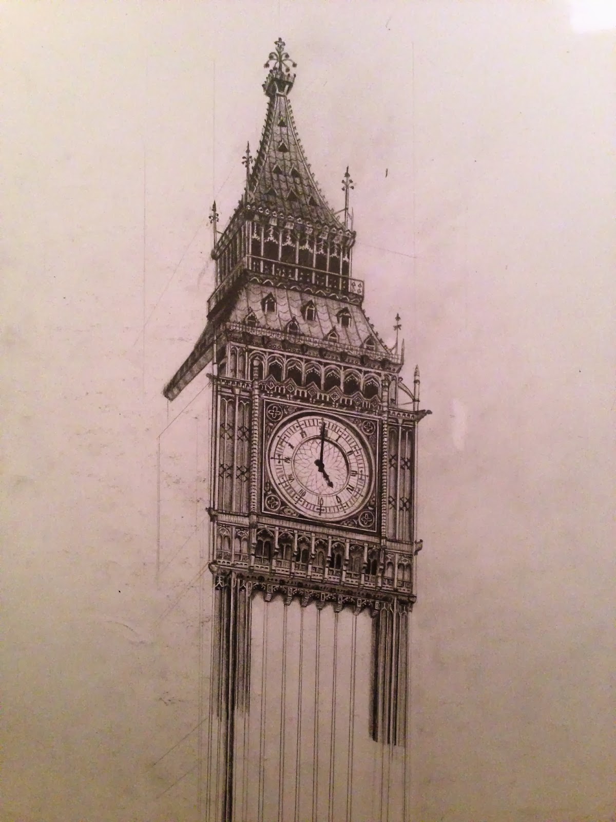 Big Ben Drawing Realistic