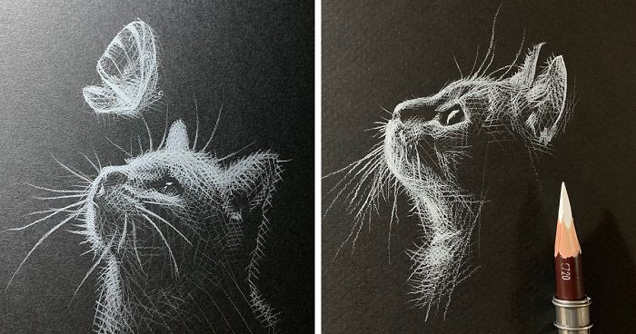 Black Paper Drawing Picture