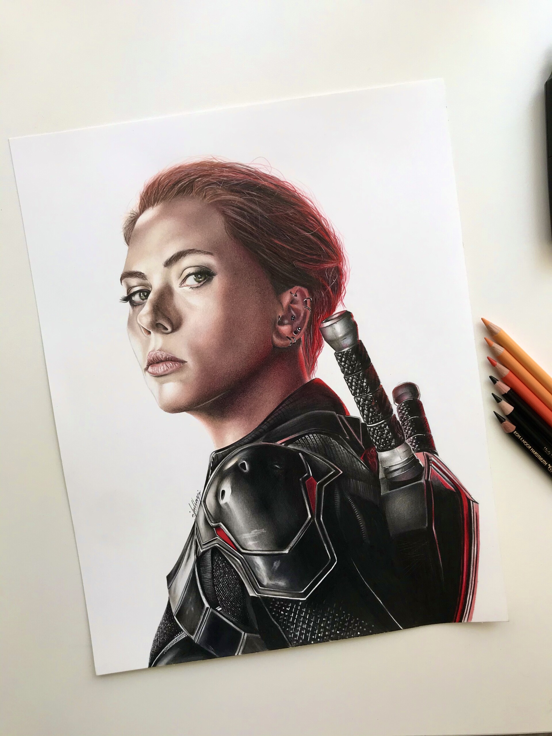 Black Widow Drawing Images