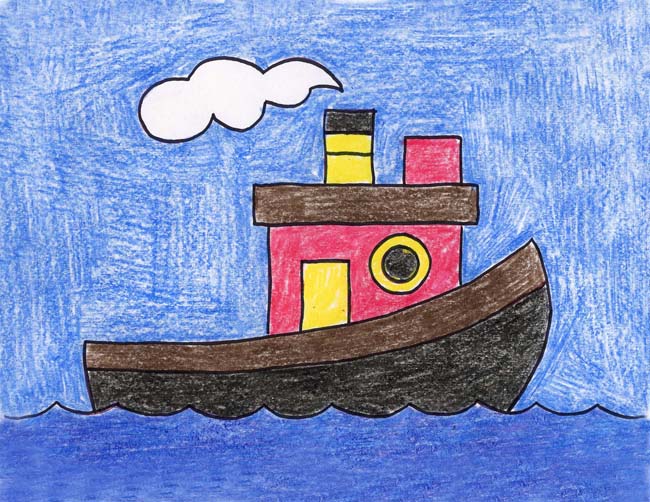 Boat Simple Best Drawing