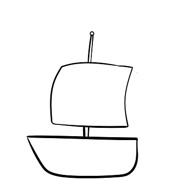 Boat Simple Drawing Photo