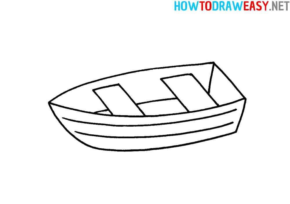 Boat Simple Drawing Pic