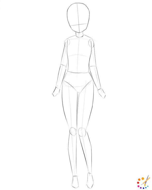 How to Draw Anime Body Proportions  Easy Step by Step Tutorial