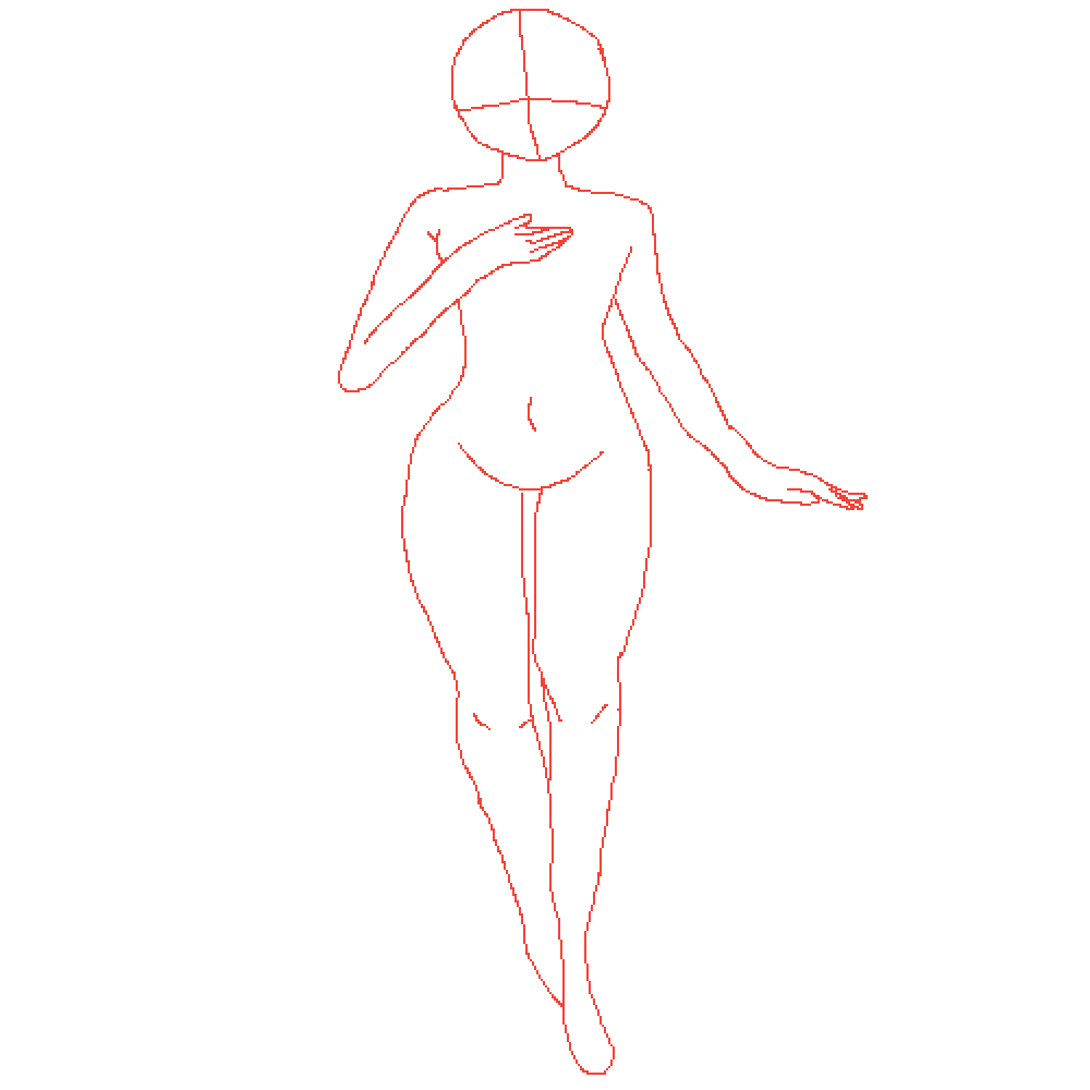 Body Base Drawing