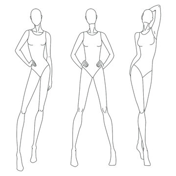 Body Model Drawing High-Quality