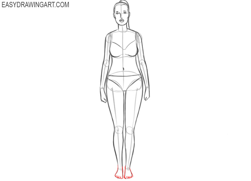 Body Model Drawing Realistic