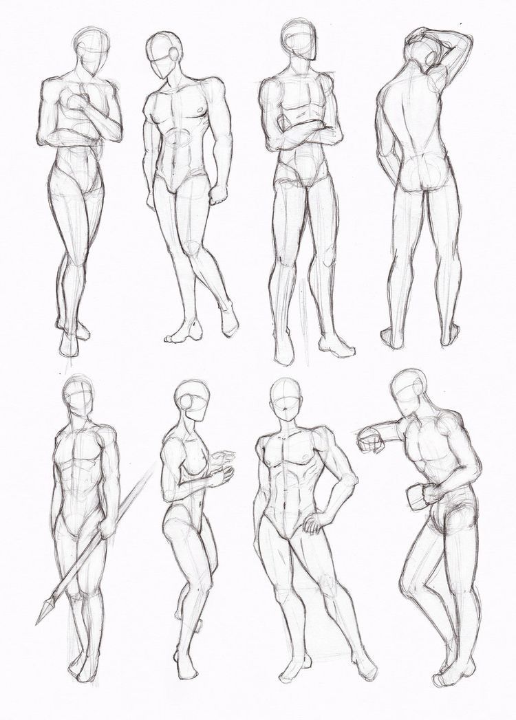 Drawing Poses Body References  HowtoArtcom