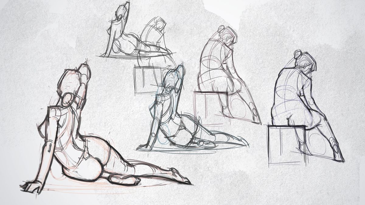 Body Posture Drawing Picture