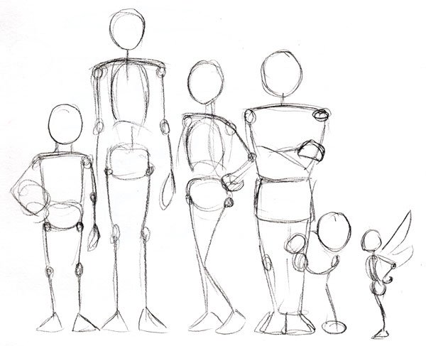 Body Proportions Drawing Beautiful Image