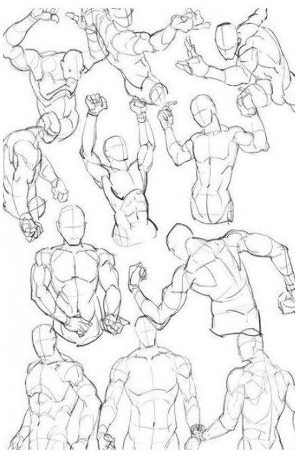 Body Reference Art Drawing