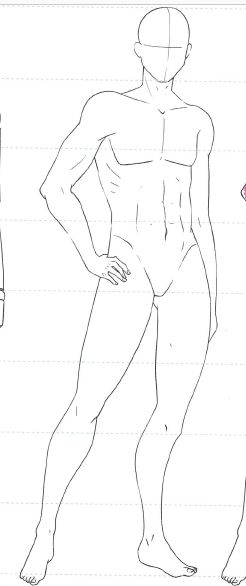 Body Template Drawing Sketch