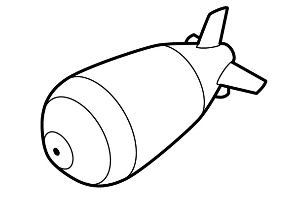 Bomb Drawing Sketch