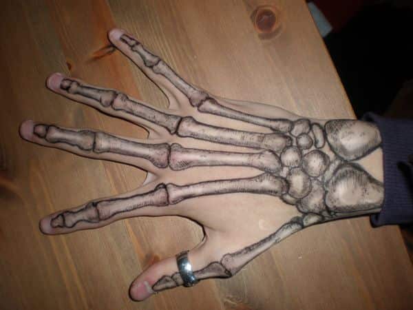 Bone Hand Drawing Pics