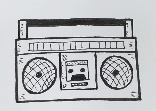 Boombox Best Drawing