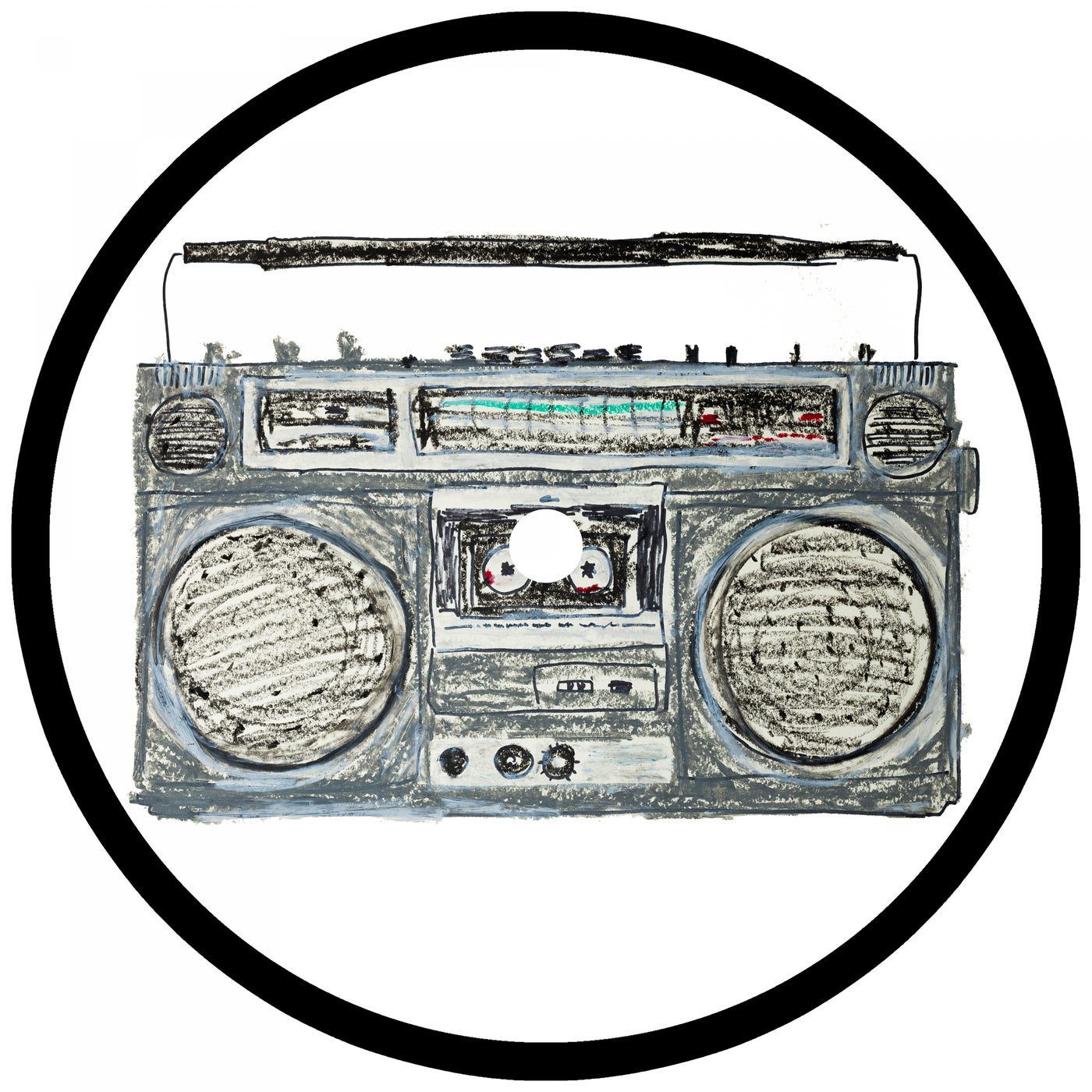 Boombox Drawing Beautiful Art