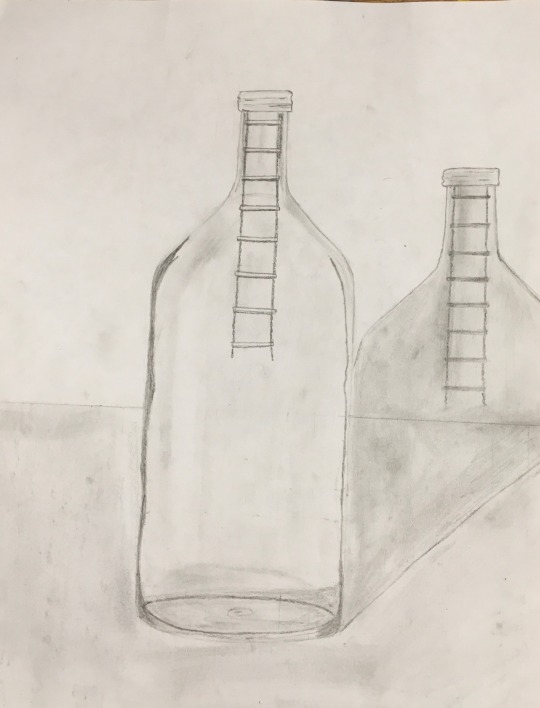 Bottle Drawing Creative Art